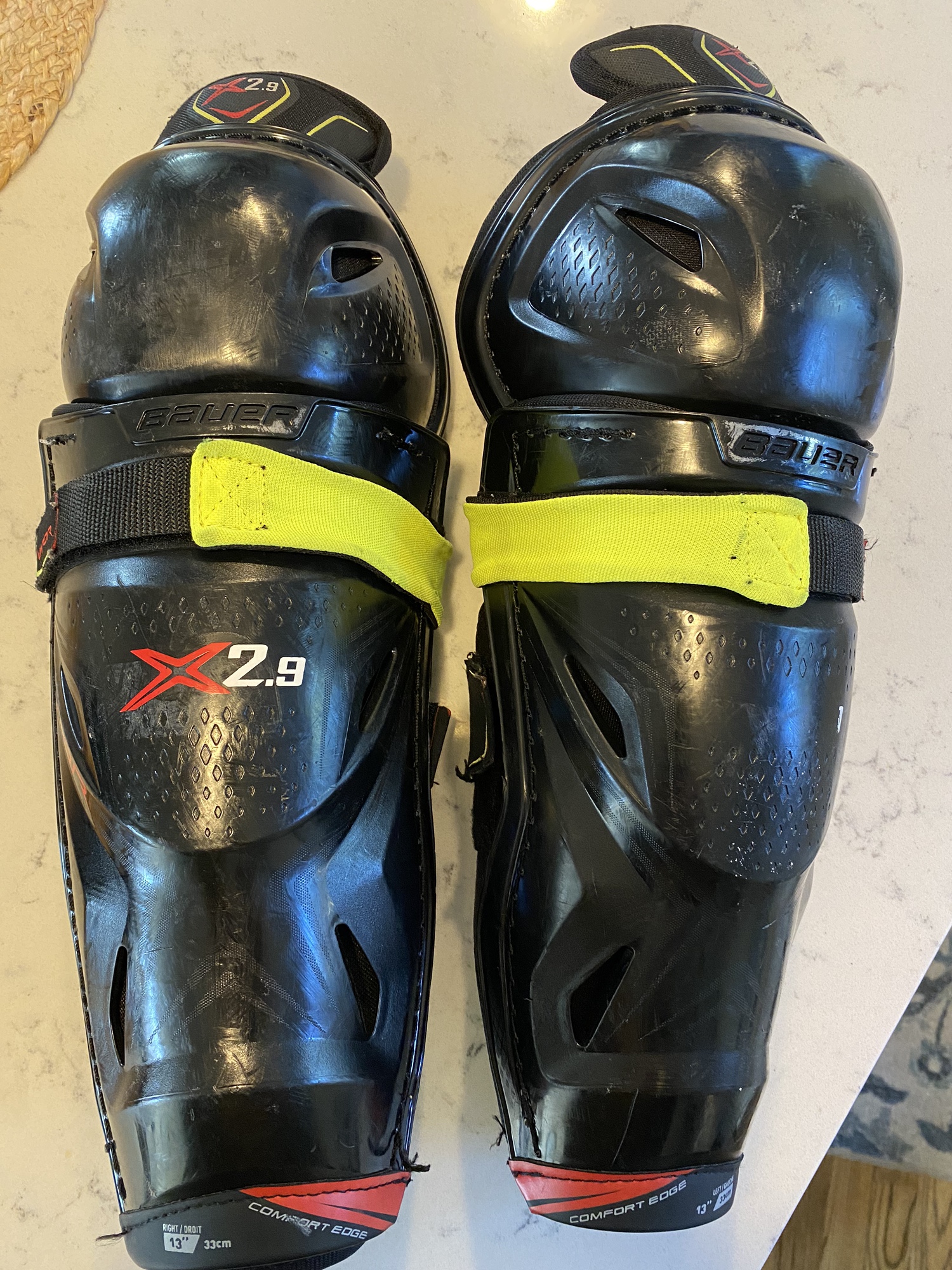 Bauer X2.9 13” Shin pads SidelineSwap