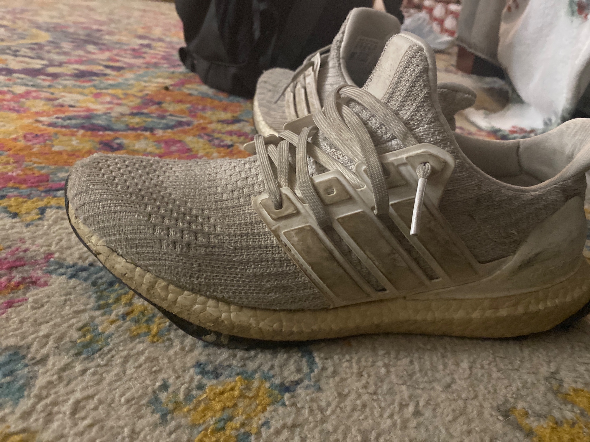 triple white ultra boost stockx