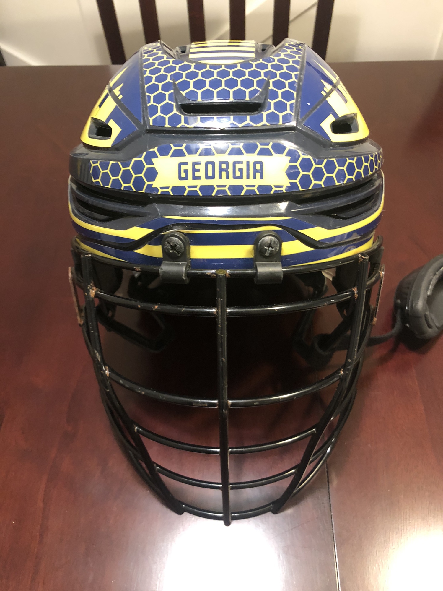 NLL Game Worn Box Lacrosse Helmet SidelineSwap