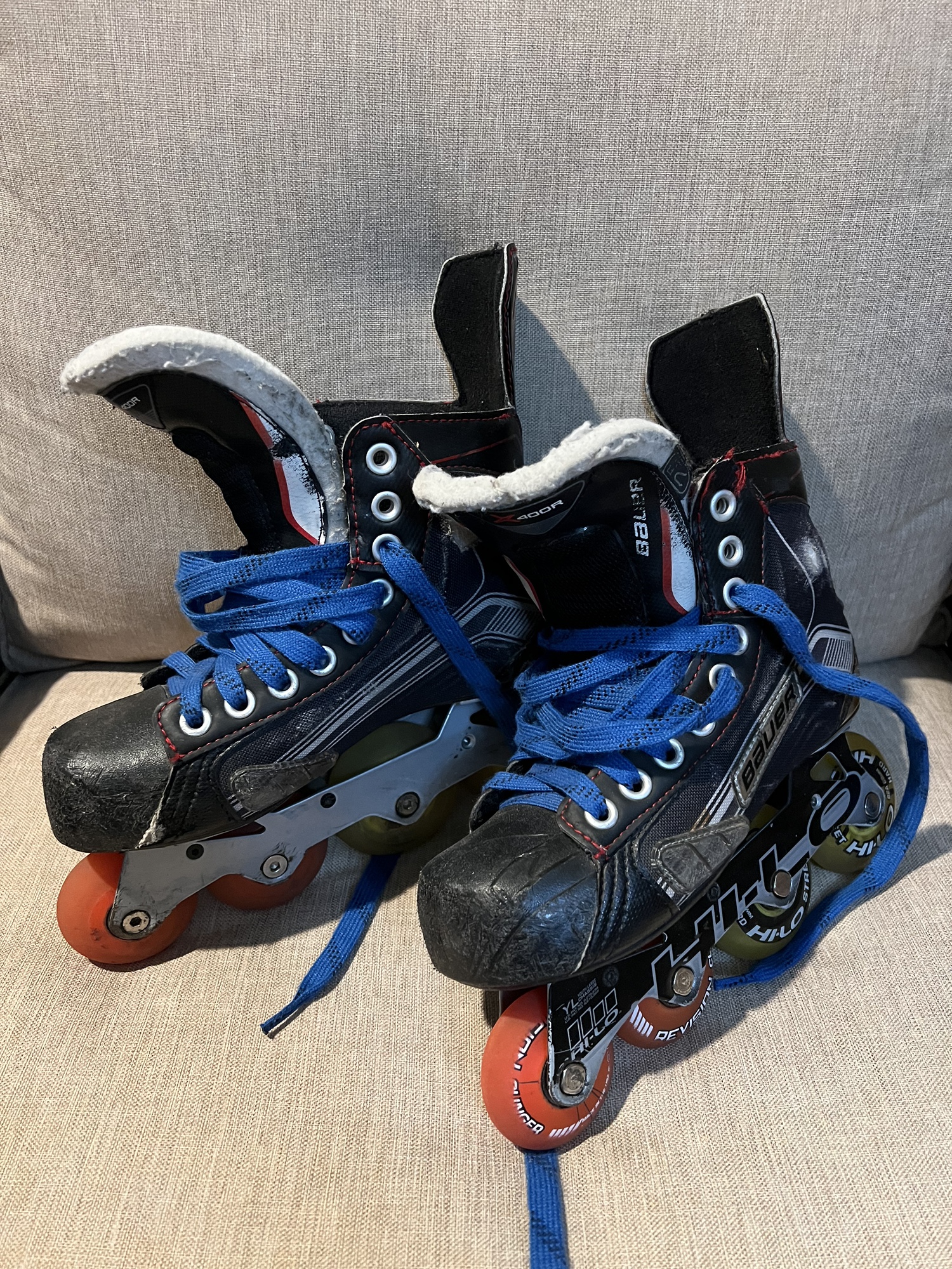 Bauer X400 HiLo Inline Roller Hockey Skates 2.5R SidelineSwap