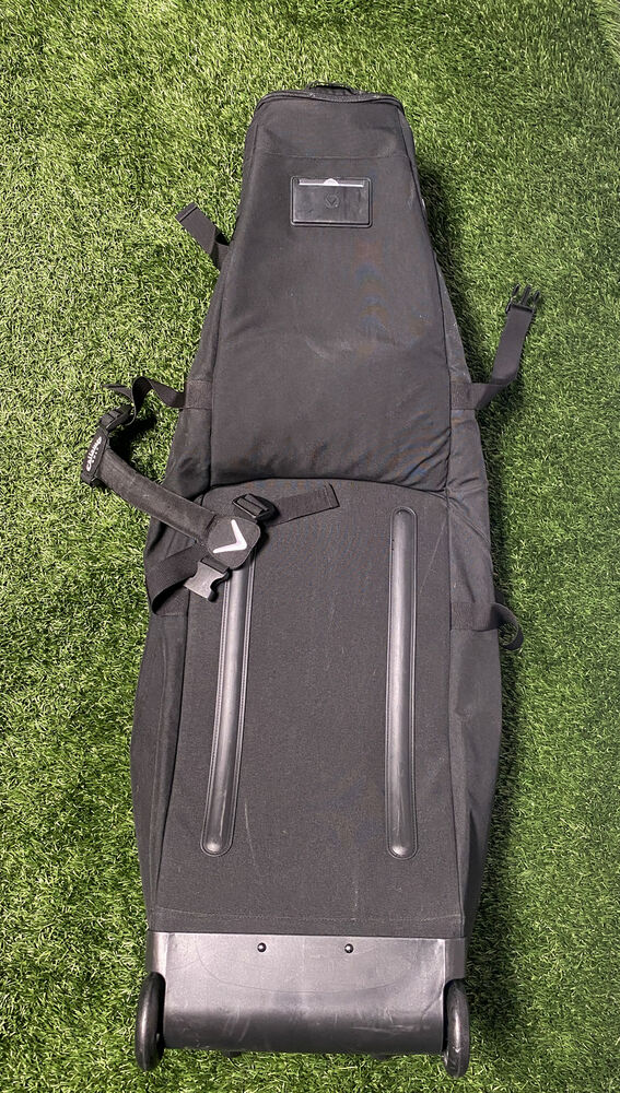 Used Callaway Black Golf Bag Travel Case with Wheels SidelineSwap