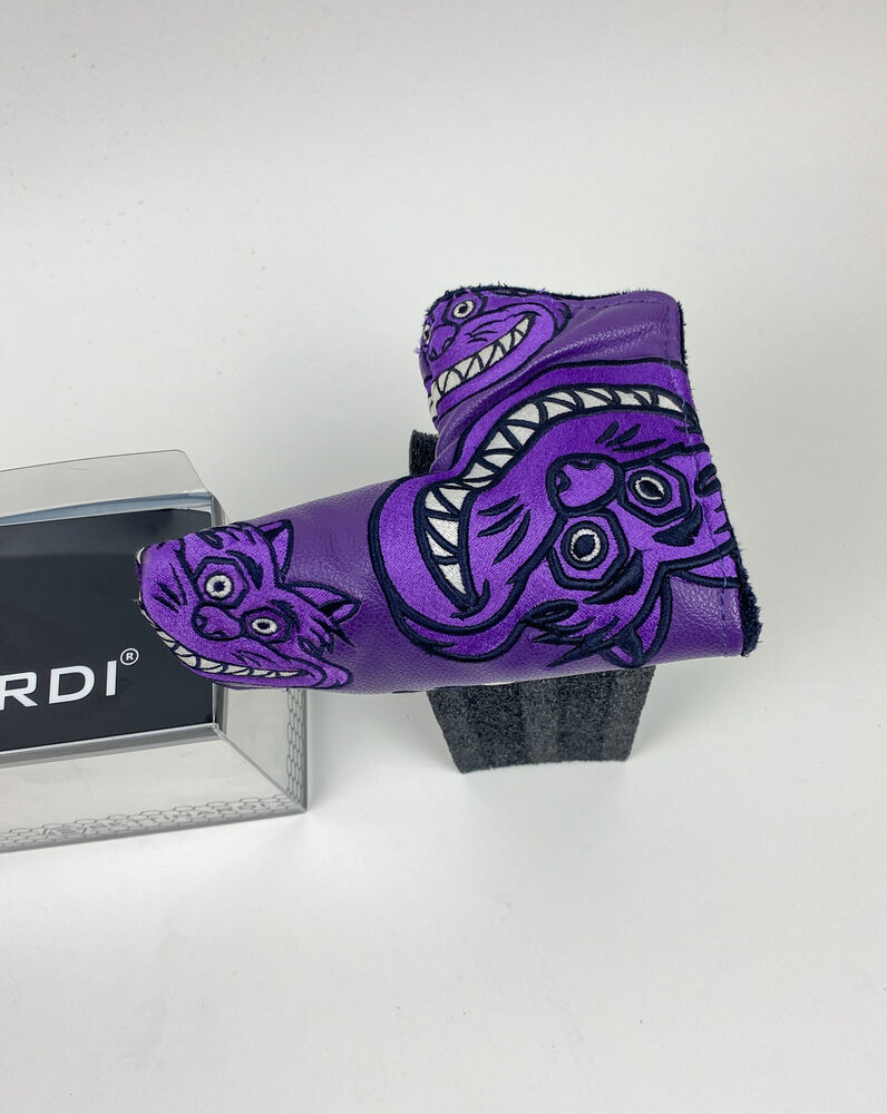 New in Box Tour Dept. Bettinardi Purple Fat Cat Blade Putter Head Cover