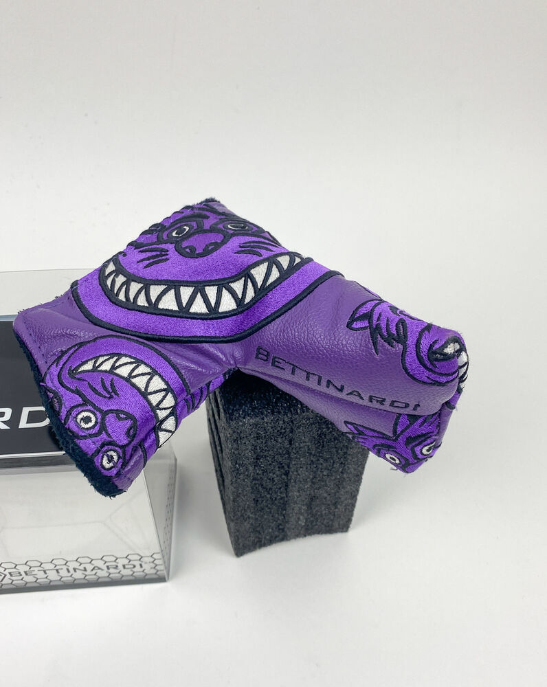 New in Box Tour Dept. Bettinardi Purple Fat Cat Blade Putter Head Cover