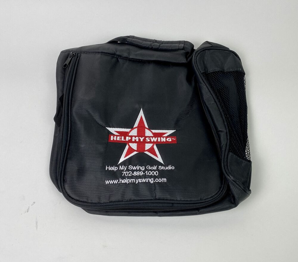 New Vented Vented Help My Swing Shoe Bag Black with Hanging Hook