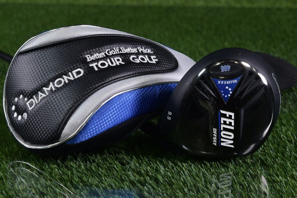 DIAMOND TOUR FELON OFFSET 9.5* DRIVER W/ SENIORS FLEX GRAPHITE SHAFT