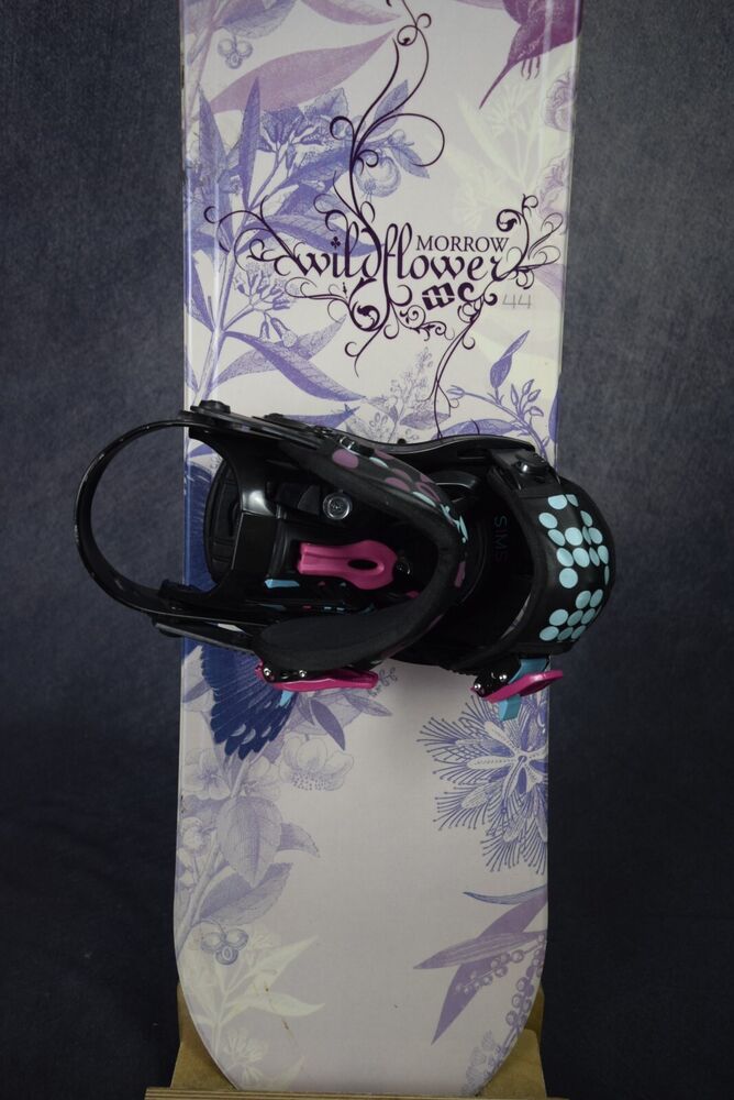MORROW WILDFLOWER SNOWBOARD SIZE 144 CM WITH SIMS MEDIUM