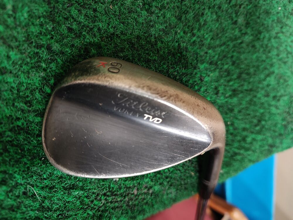 Titleist Vokey TVD Black 60 Degree Lob Wedge LW K Grind S400 Stiff Flex