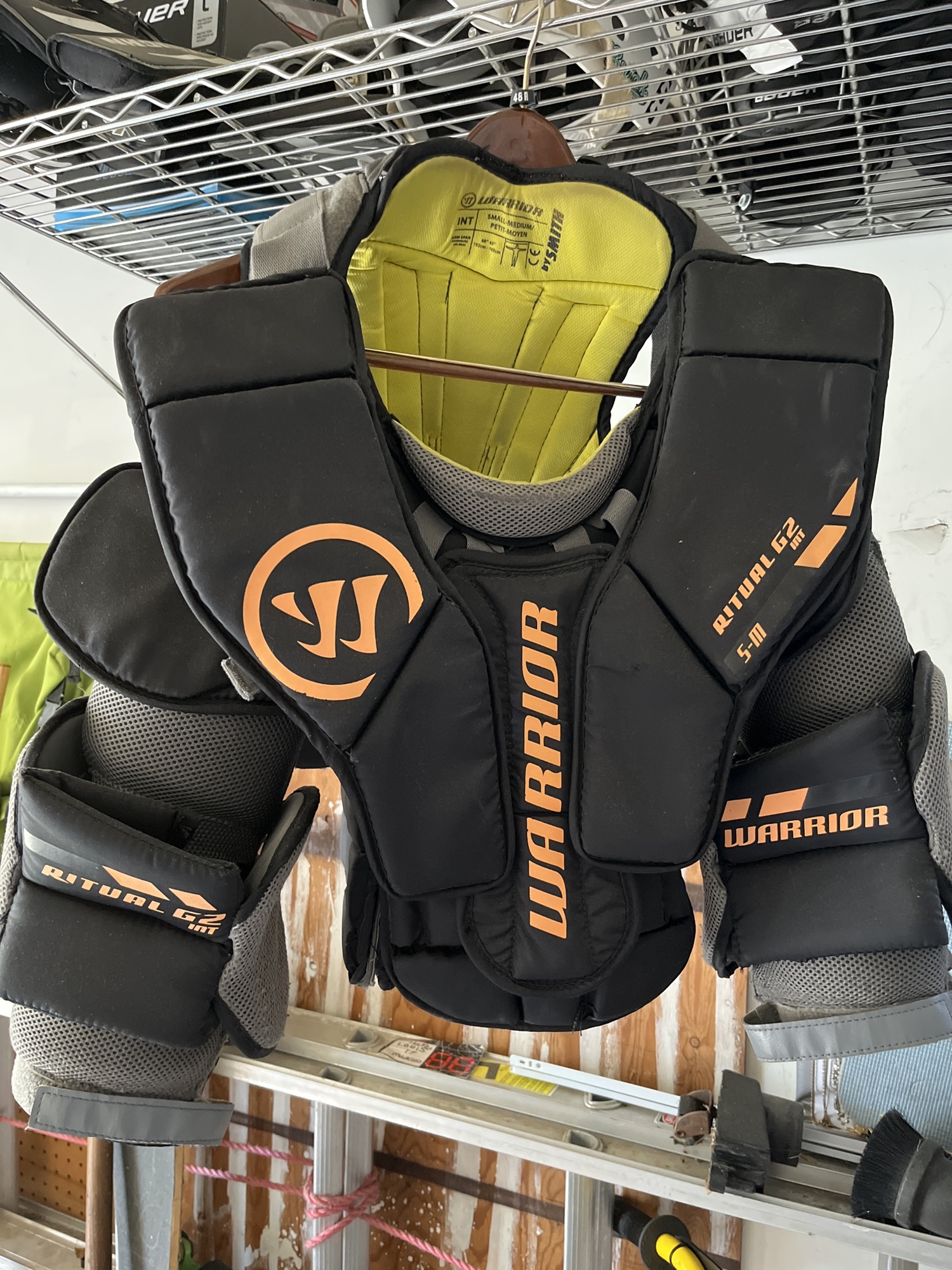 Used goalies chest protector SidelineSwap