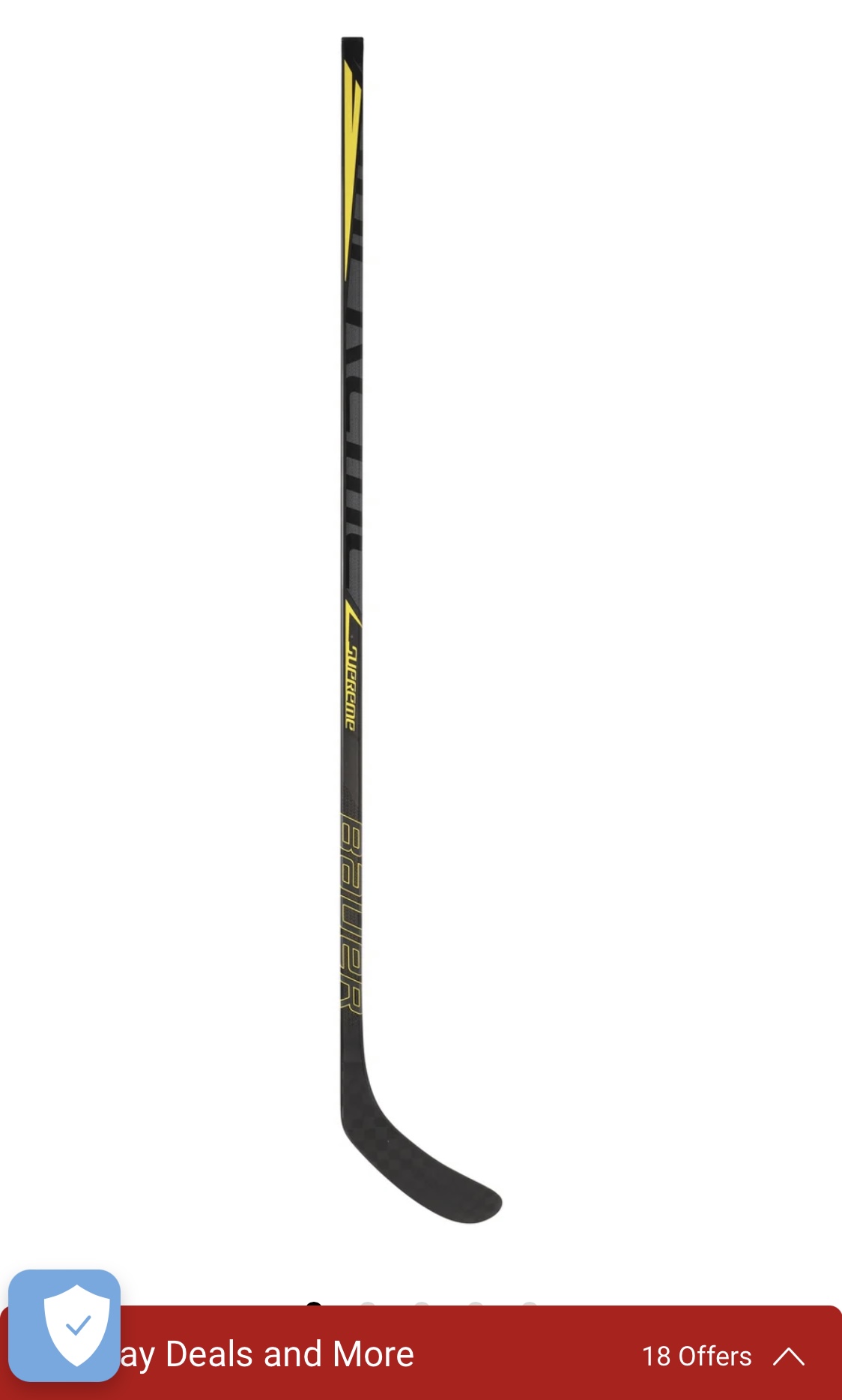 New Senior Bauer Supreme 3 Grip Right Handed Hockey Stick P88 Flex 77