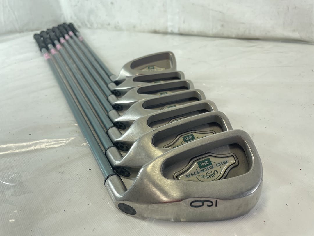 Used Callaway Big Bertha 1996 4ipw Ladies Flex Graphite Shaft Golf Iron Set Irons SidelineSwap