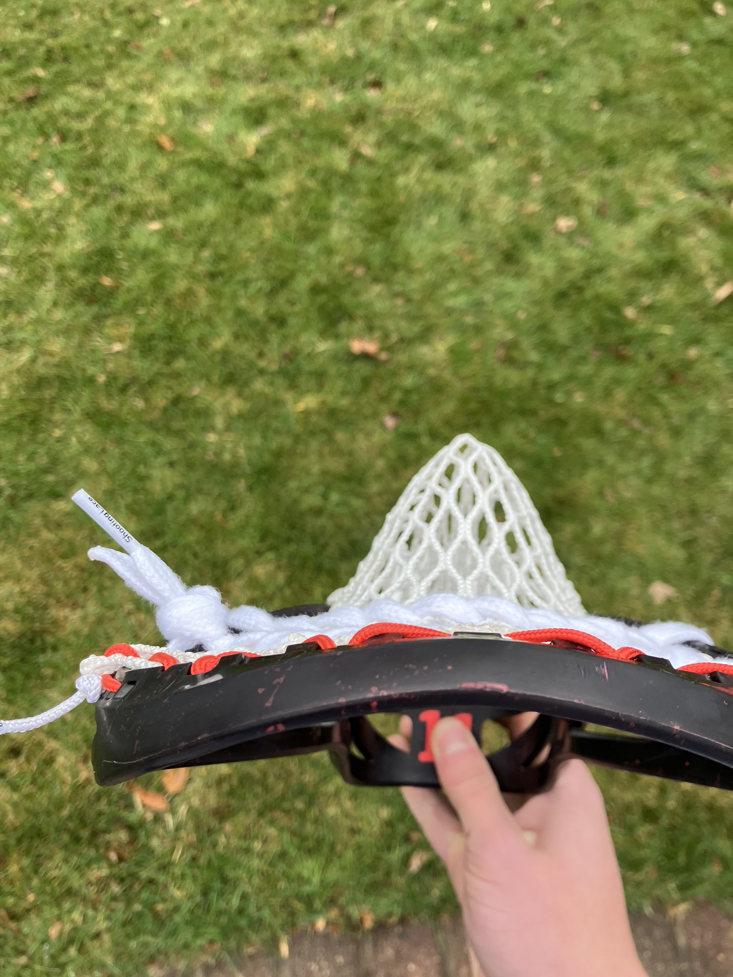 New Strung Gait Icon Head Dyed Black And Red Marble With SK 3s