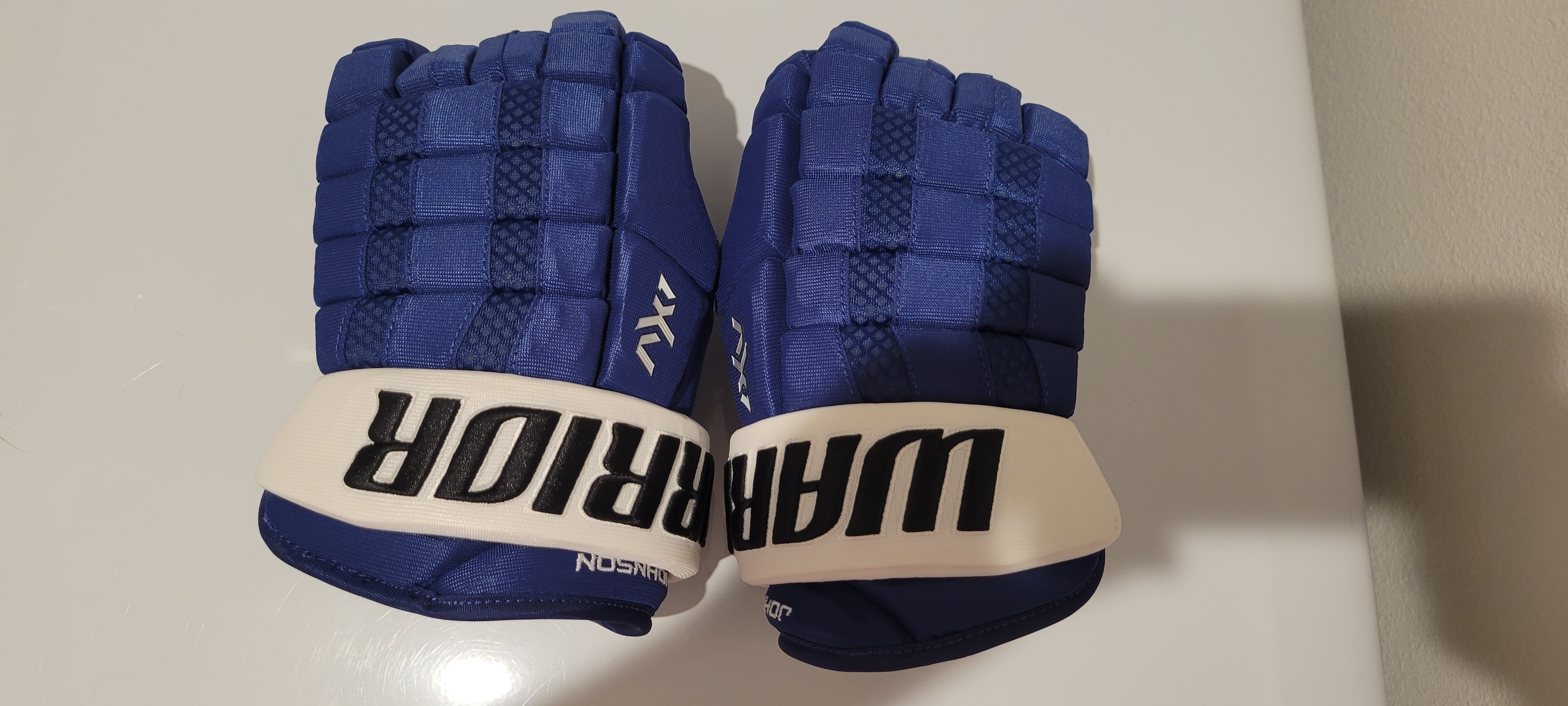 New Warrior AX1 Pro Gloves 13" Tampa Bay Lightning Pro Stock SidelineSwap
