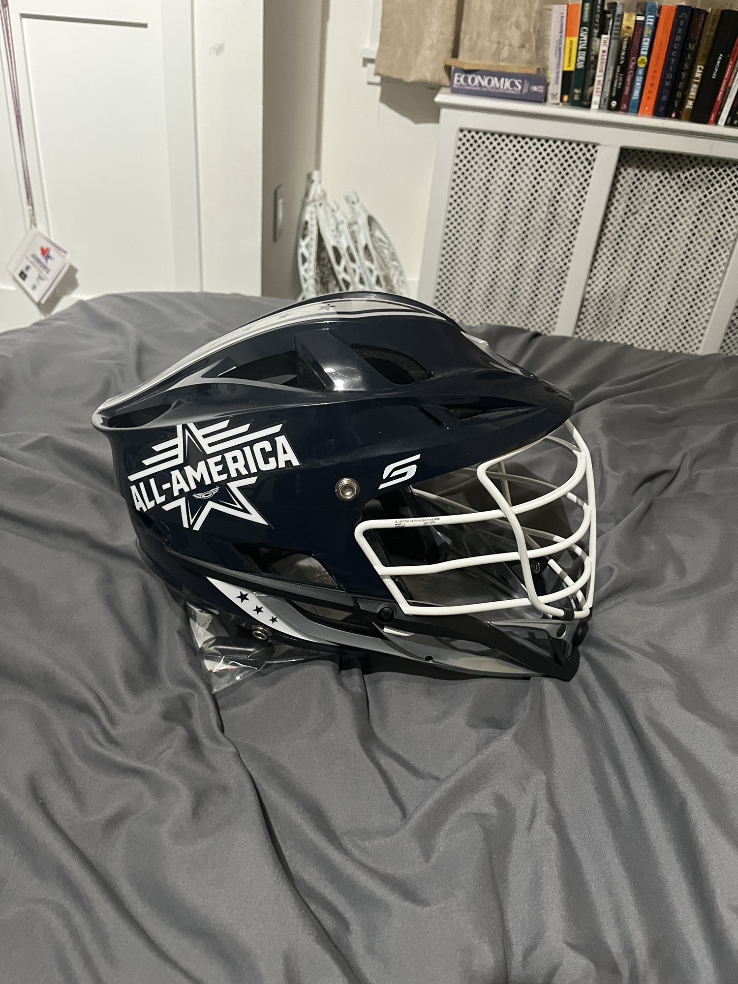 NEW All American Cascade S (Navy blue, White Facemask) Lacrosse