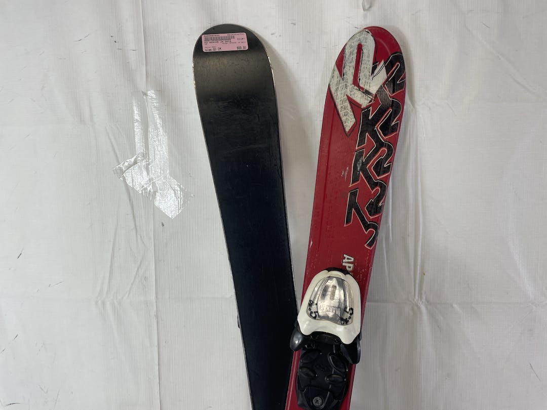 Used K2 Apache Jr 88 Cm Boys' Downhill Skis W Marker 4.5 Bindings