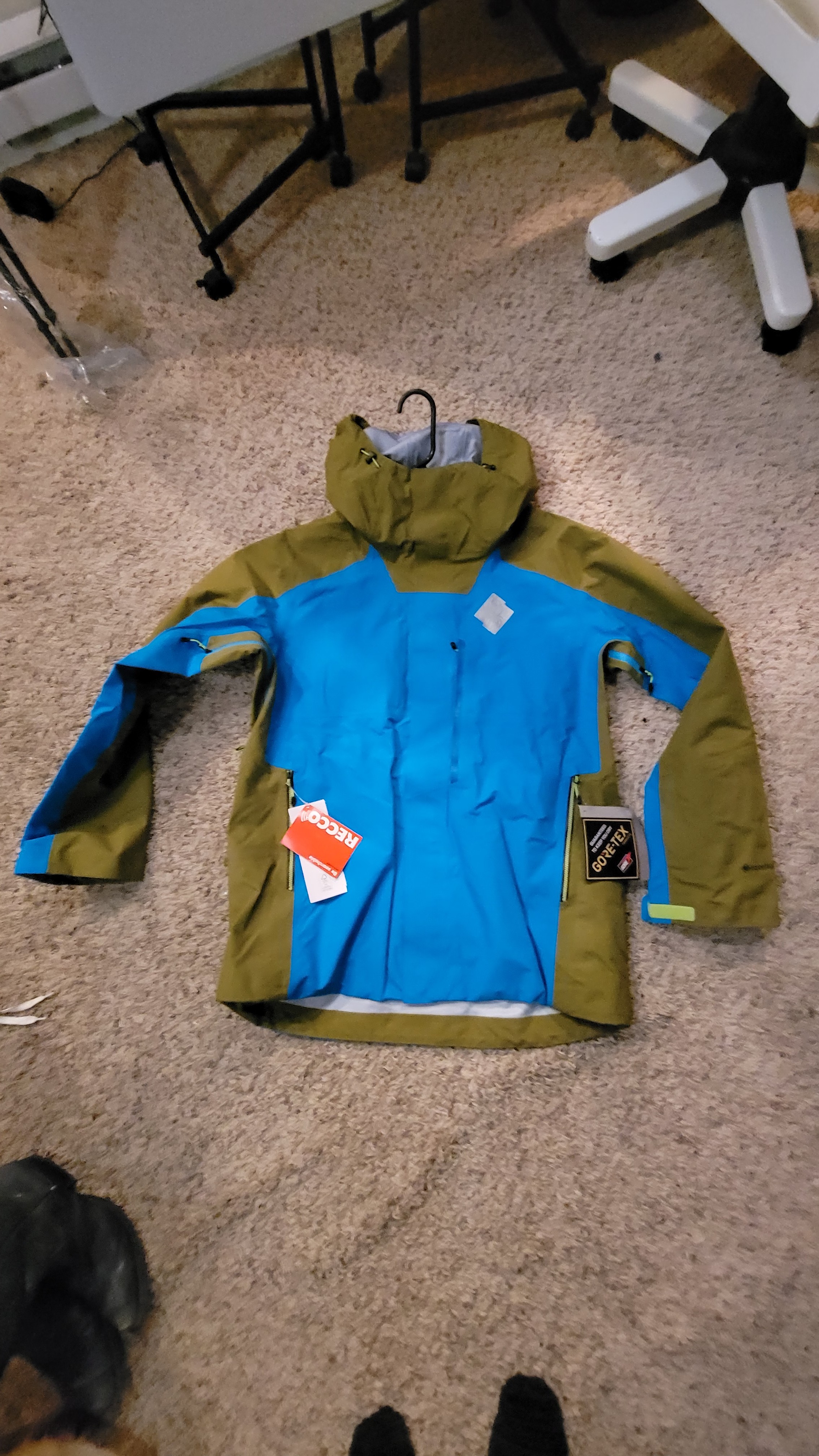 Blue New Men's XL Spyder Jacket Goretex SidelineSwap