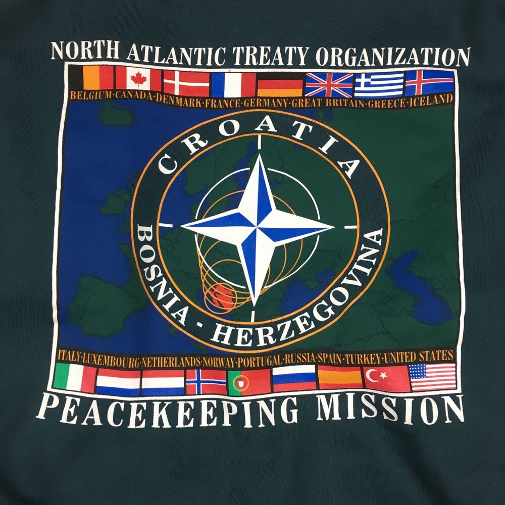 Vintage 90s North Atlantic Treaty Organization NATO Crewneck Sweatshirt ...
