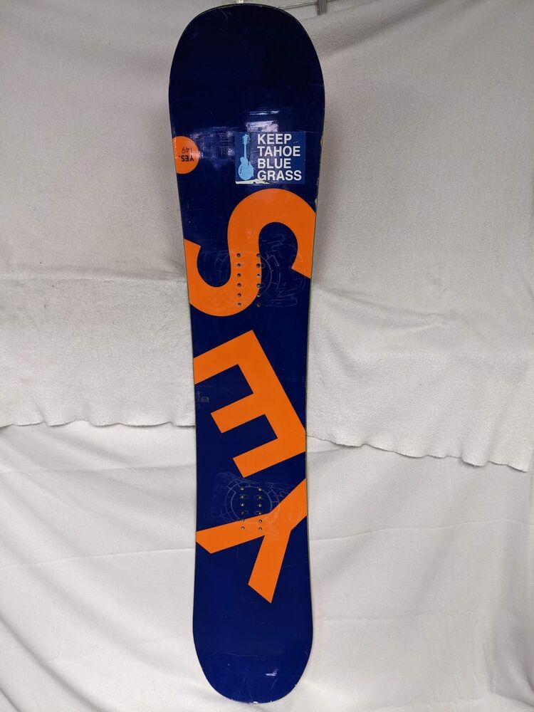 YES Snowboard Deck Burton Escapade M Bindings Size 149 Cm Color Blue