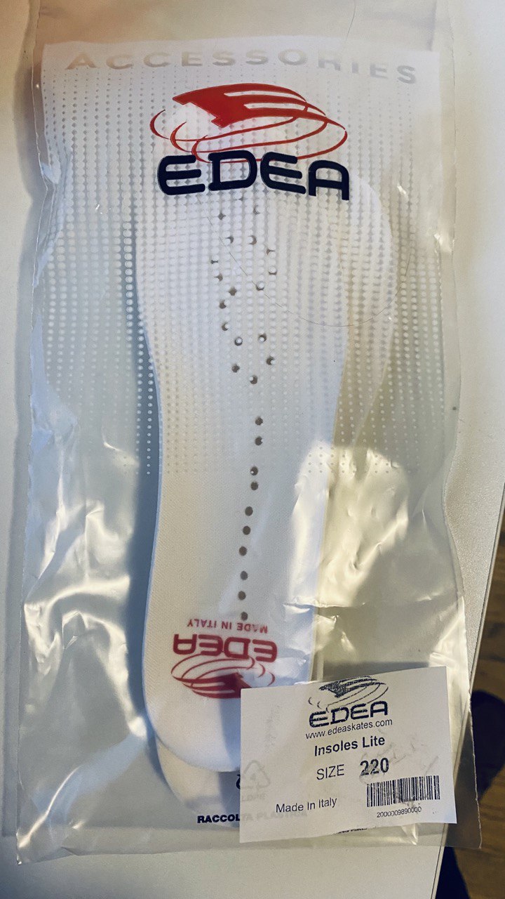 New EDEA Inner Soles Anatomic Insoles 220 Figure Skates SidelineSwap