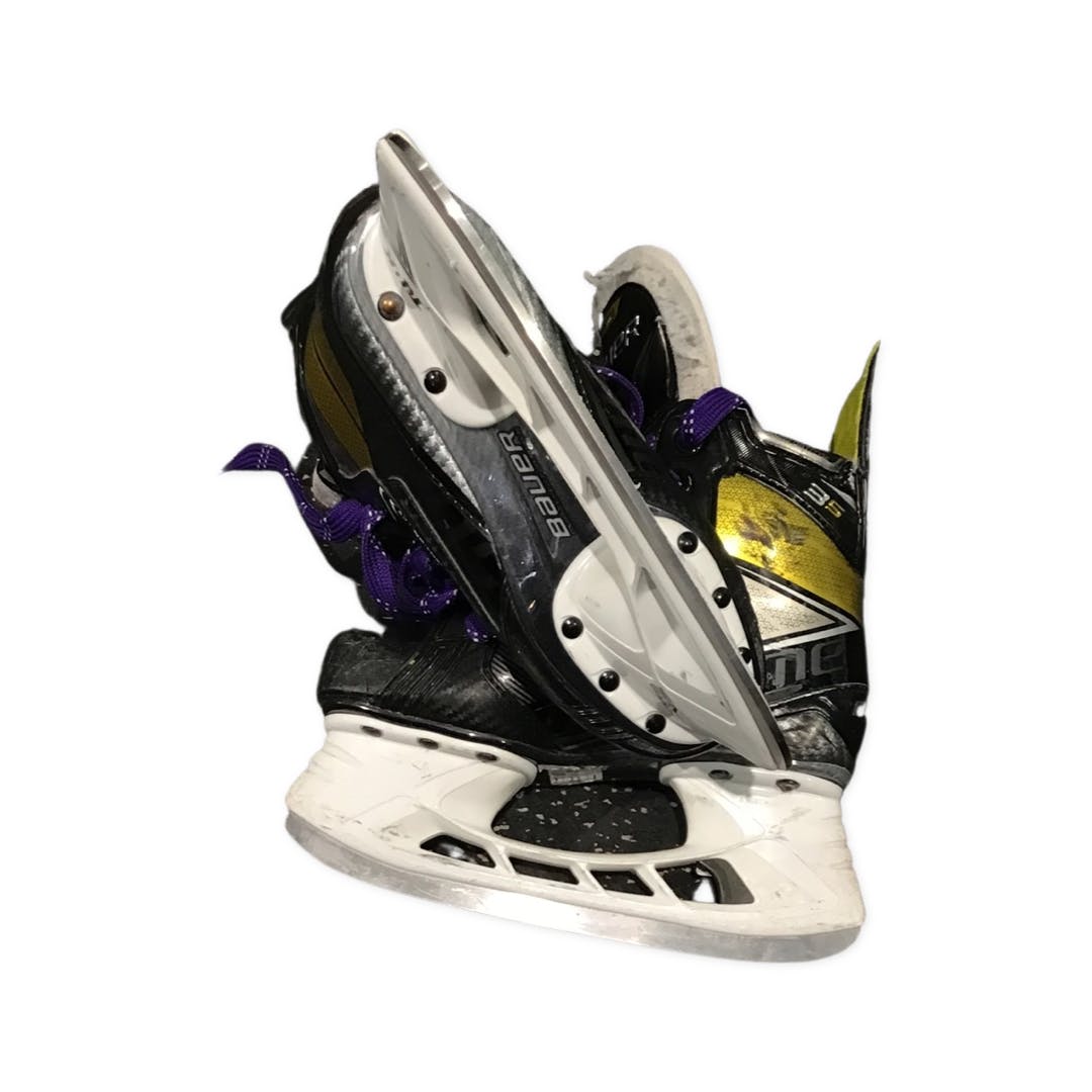 Used Bauer Supreme 3s Junior 01 Ice Hockey Skates SidelineSwap