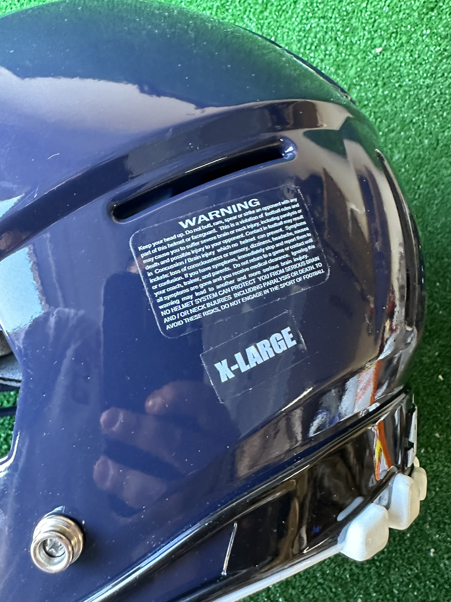 Adult Extra Large(XL) Schutt F7 VTD Football Helmet Navy Blue