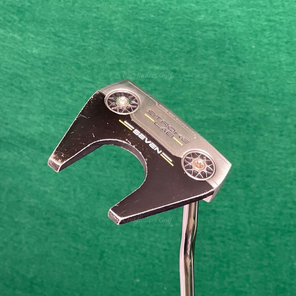 Odyssey Stroke Lab Seven 35" DoubleBend Putter Golf Club W/ Headcover