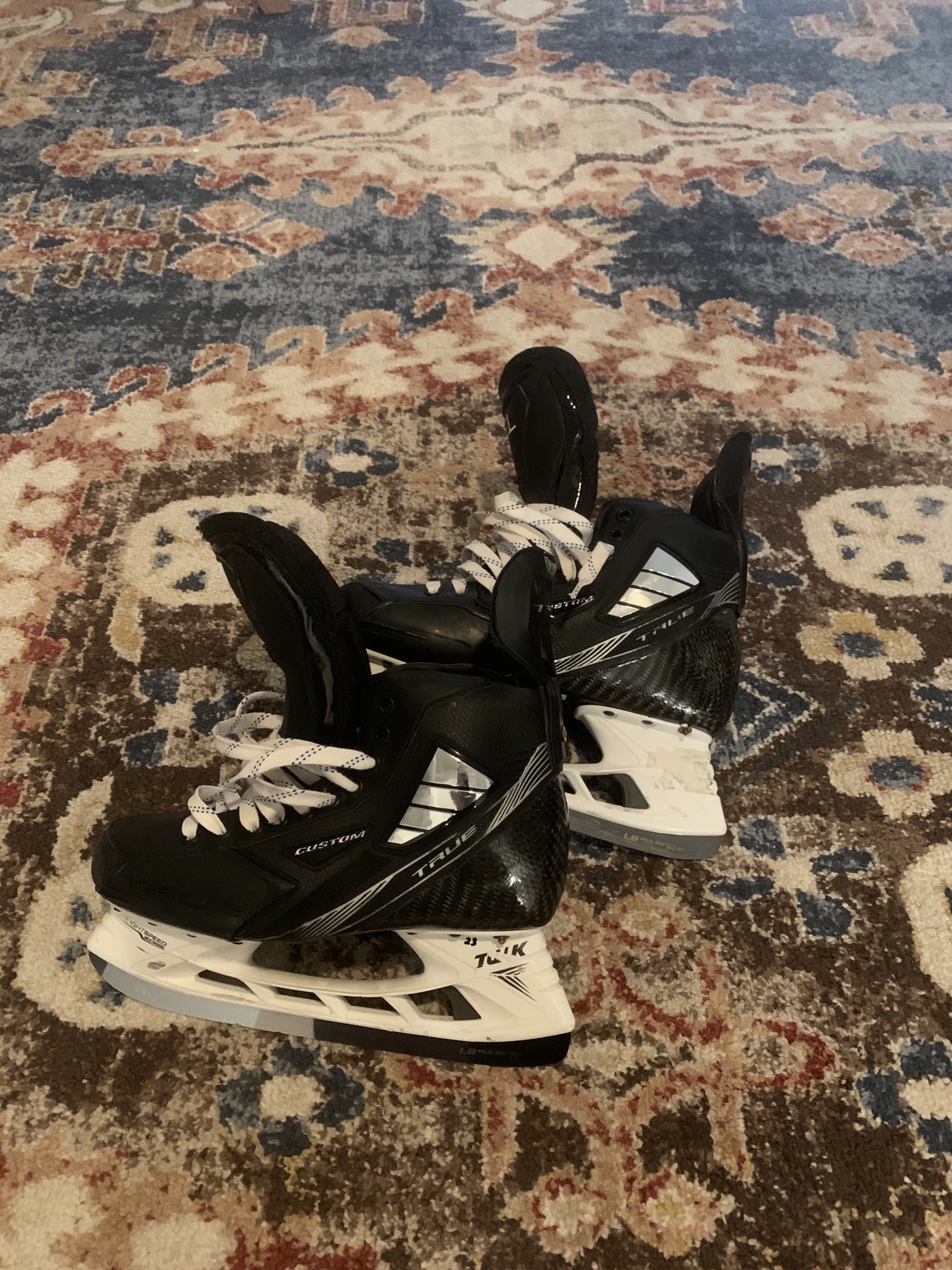 True Size 10.5 Custom Skates With tuuk Holders SidelineSwap