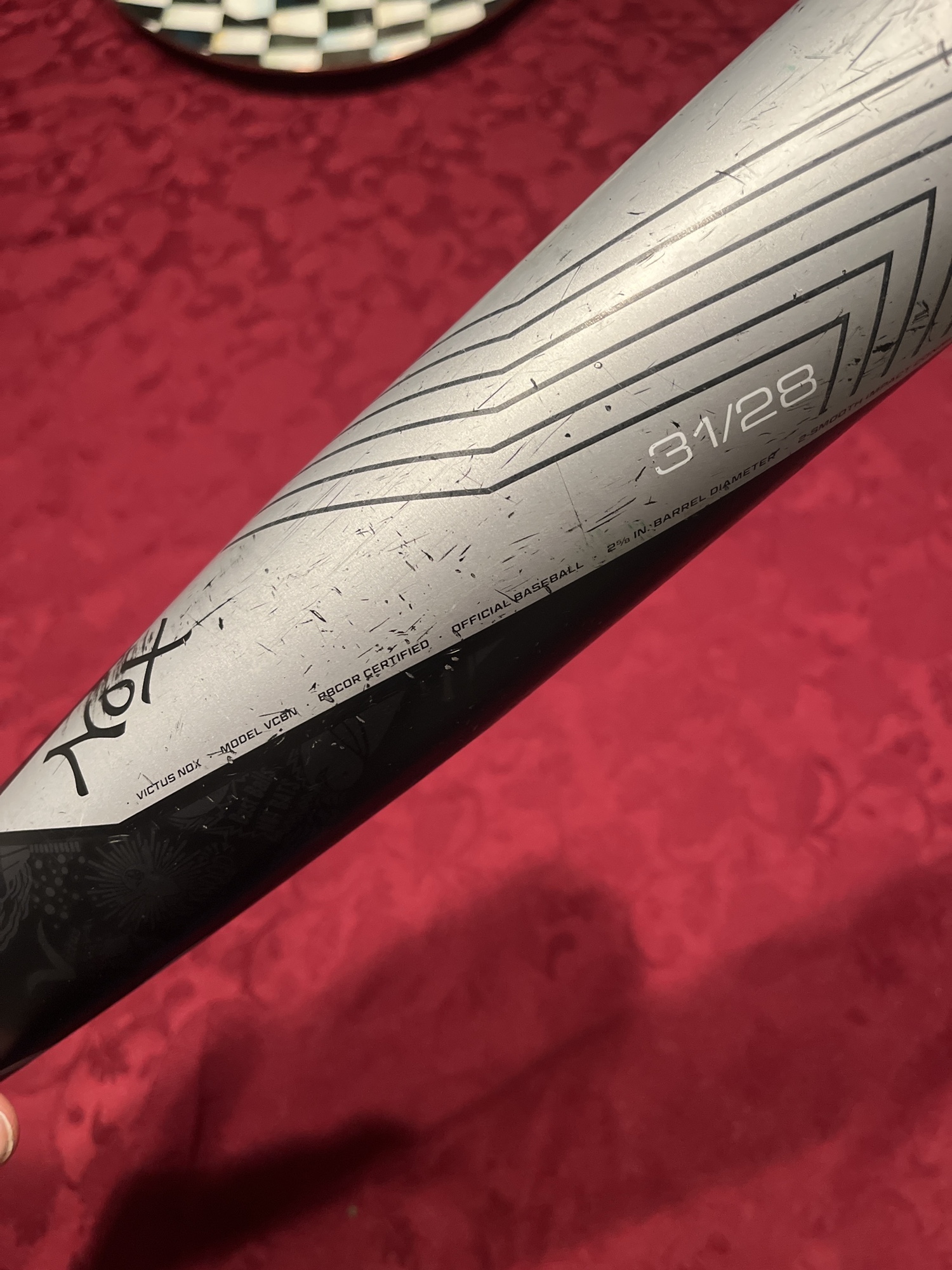 BBCOR Certified Composite (3) 28 oz 31" Nox Bat SidelineSwap