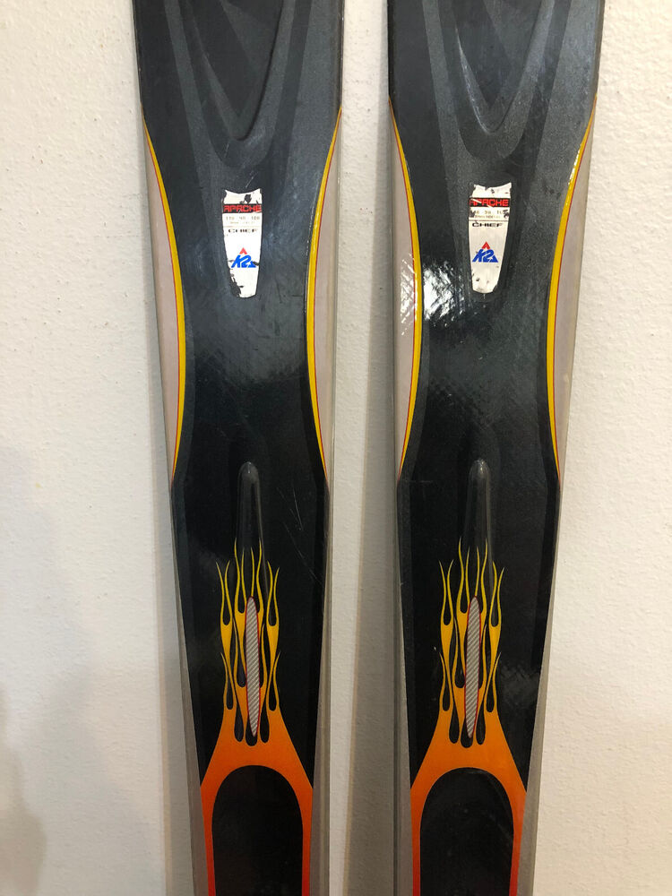 K2 Apache Chief Men's Downhill Skis Size 181 cm. Marker Demo