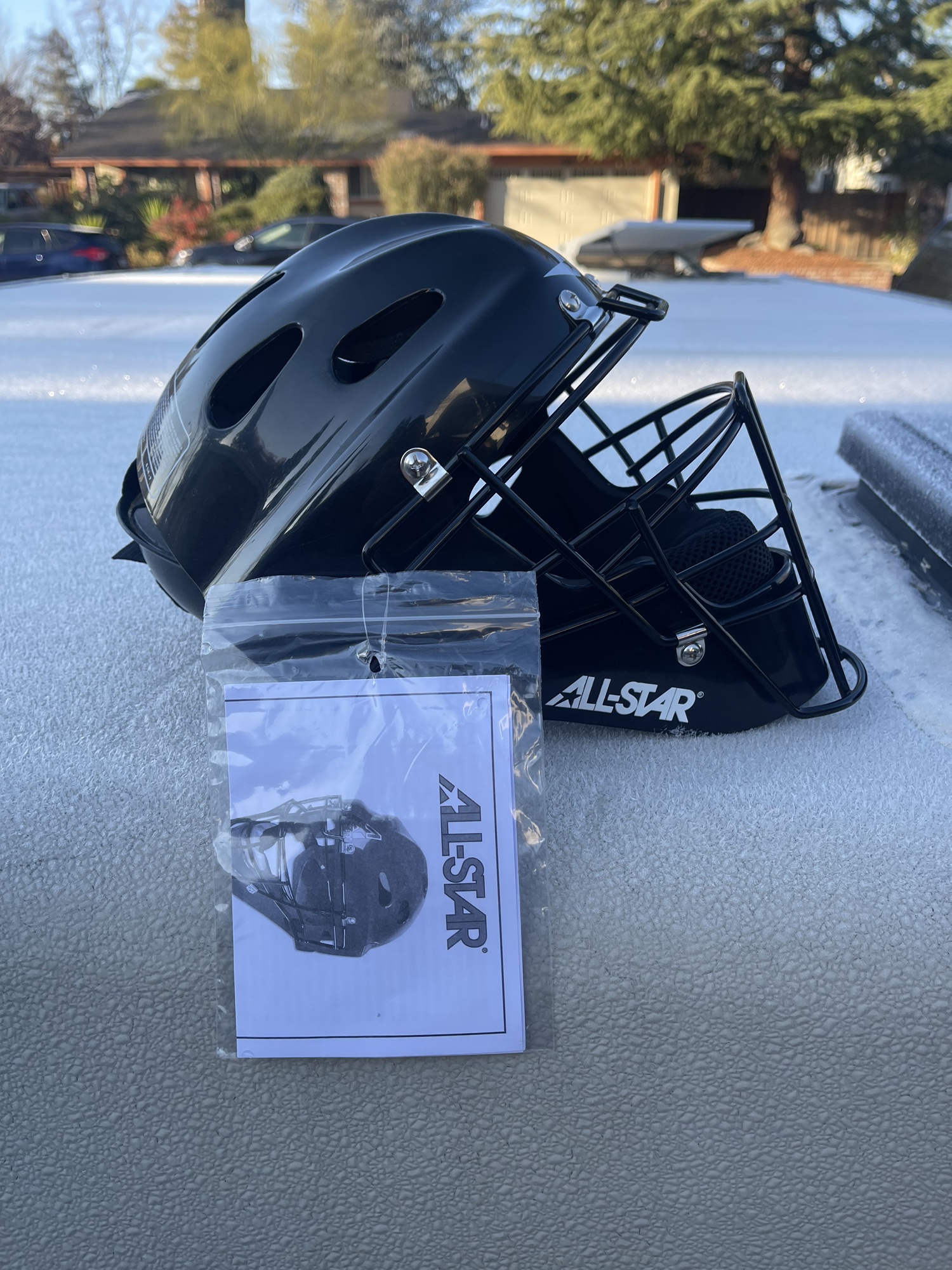 New Allstar youth catchers/umpire Helmet SidelineSwap