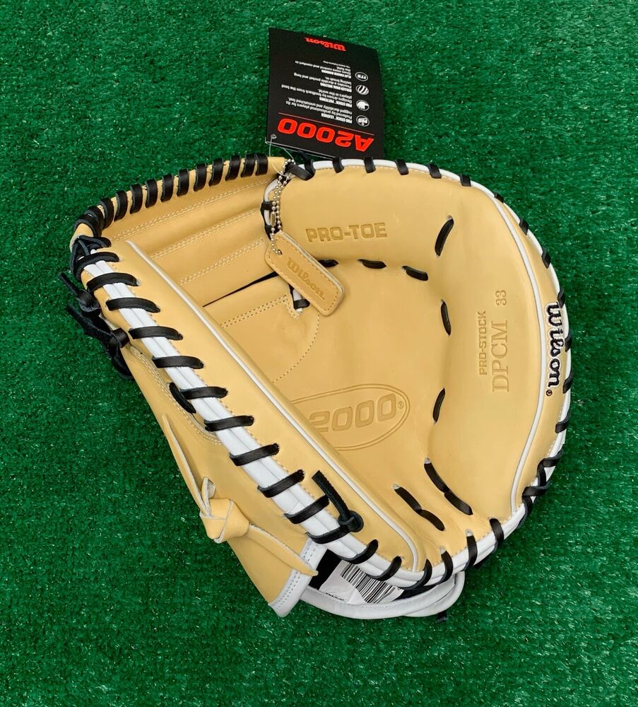 Wilson A2000 DPCM 33" Blonde Baseball Catchers Mitt WBW10011533