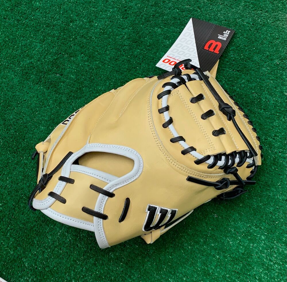 Wilson A2000 DPCM 33" Blonde Baseball Catchers Mitt WBW10011533