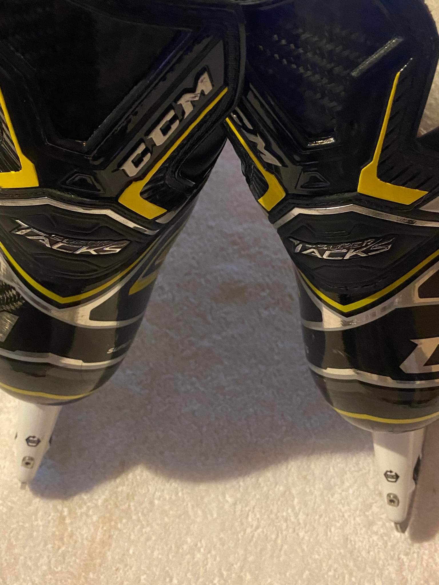 CCM Hockey Super Tacks AS3 Pro Ice Hockey Skates, Size Senior 10.5