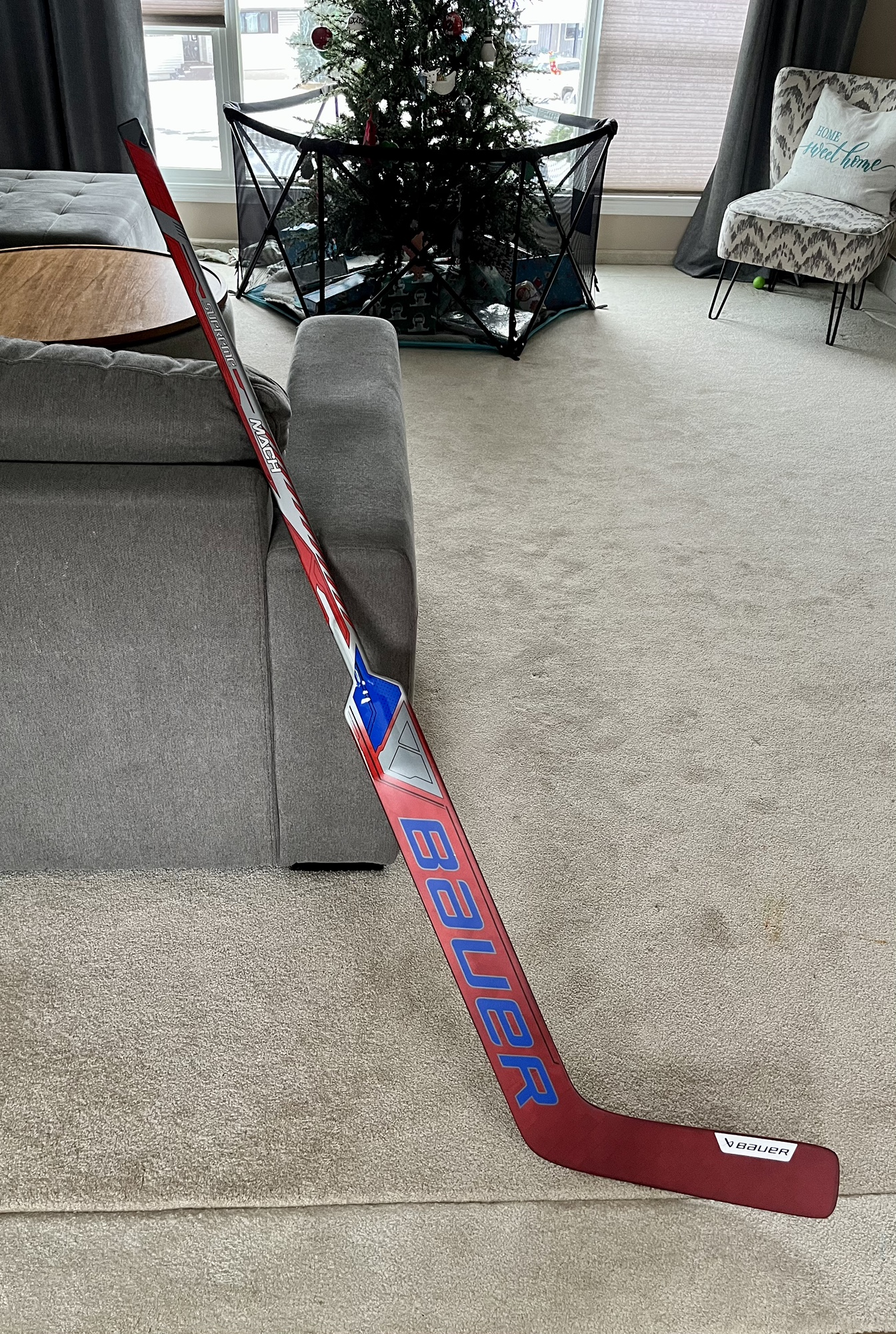 Brand New Custom Bauer Mach Goalie Stick 25” SidelineSwap