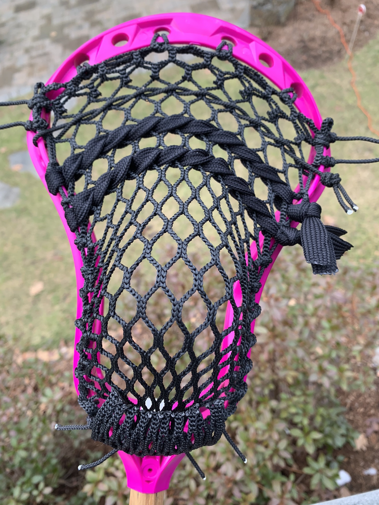 NEW Lacrosse Head CUSTOM strung w/ semisoft mesh and mid pocket