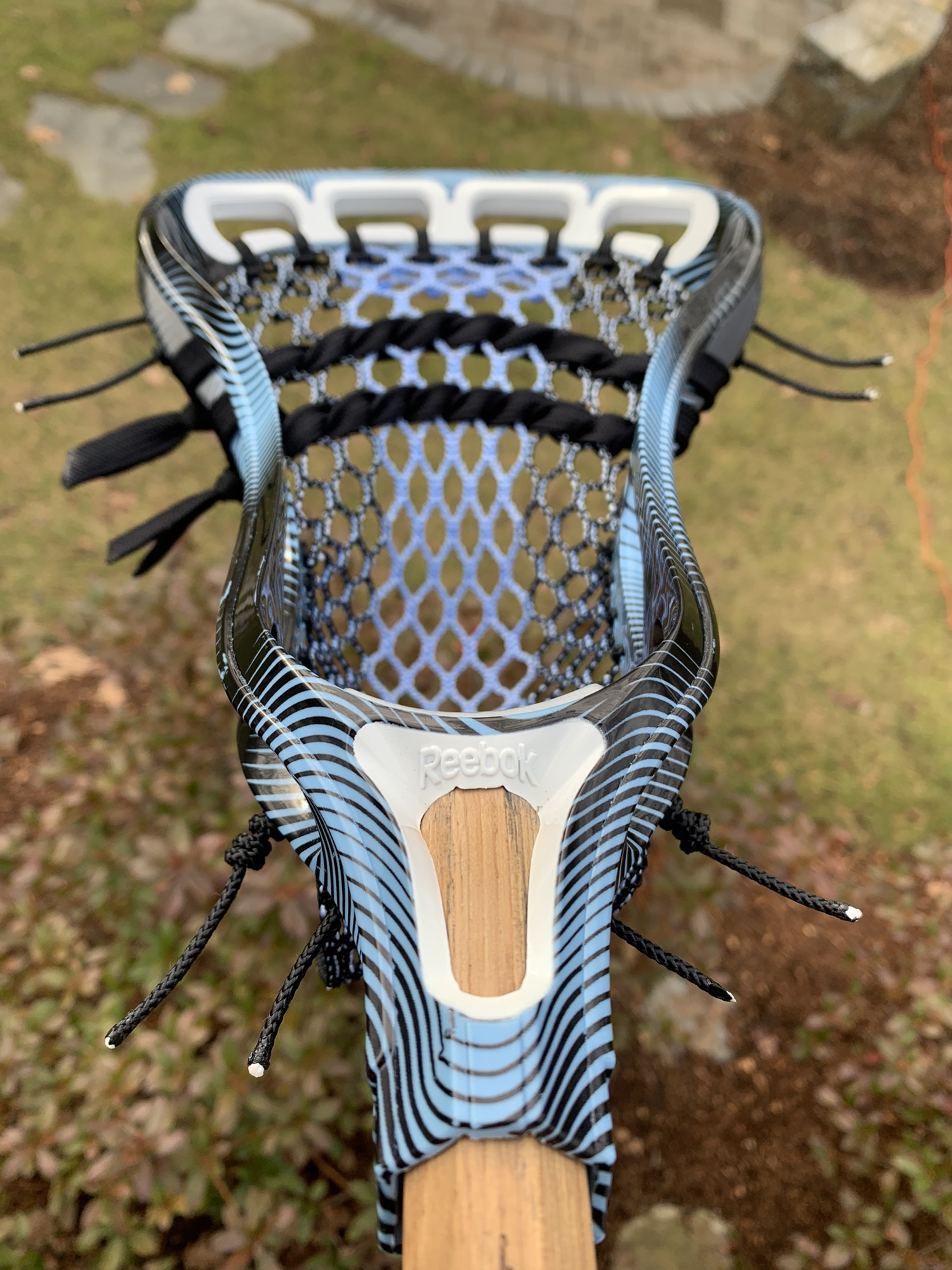 NEW Rare Reebok 10K Lacrosse head CUSTOM Strung w/ Semisoft mesh