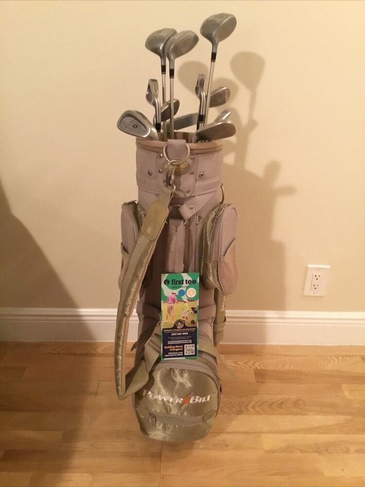 PowerBilt Ladies Dynasty Full Set D, 3W, 5W, 4SW, Putter (No 7 Iron