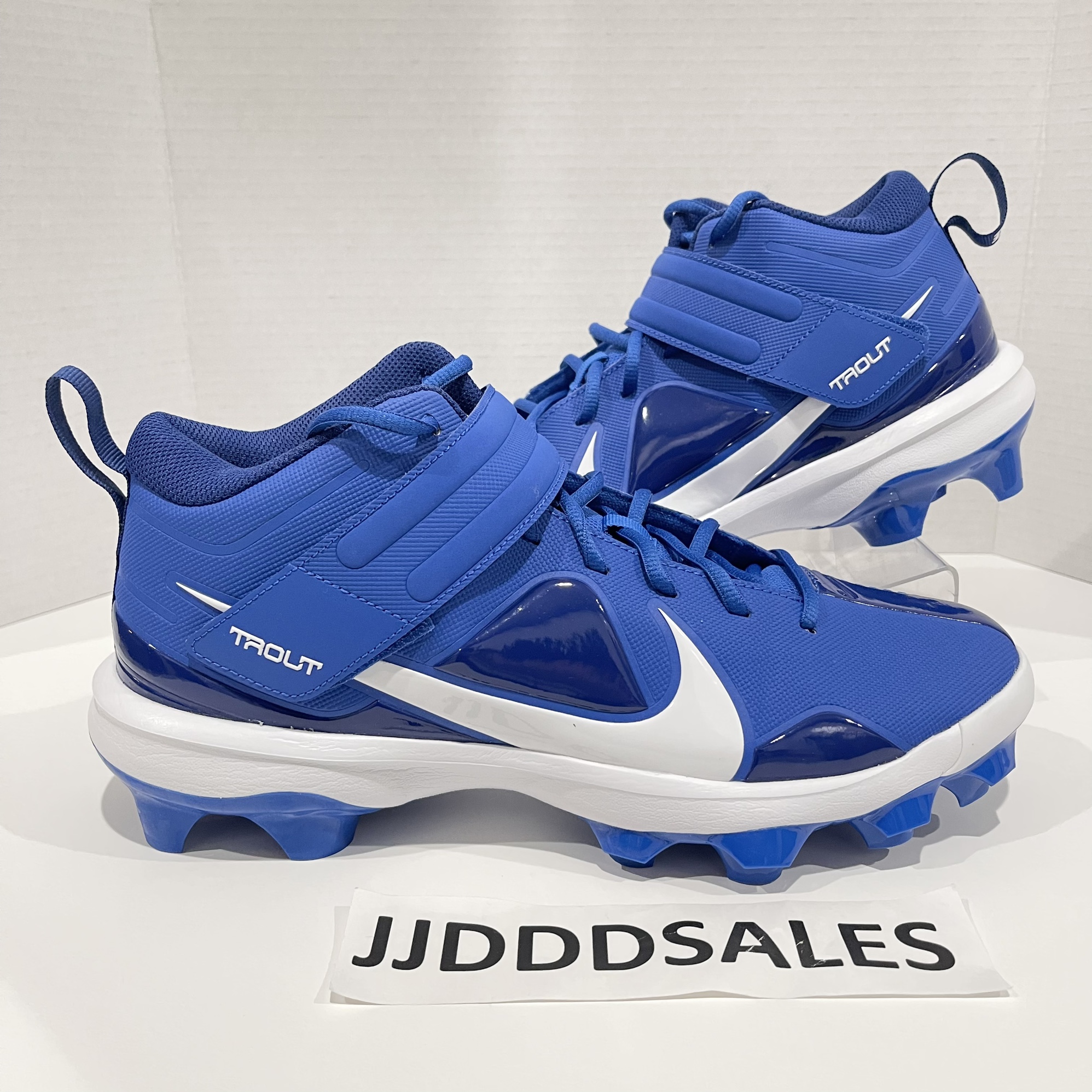 Nike Force Trout 7 MCS Blue White Baseball Cleats CT0828400 Men’s Size 10.5 NEW SidelineSwap