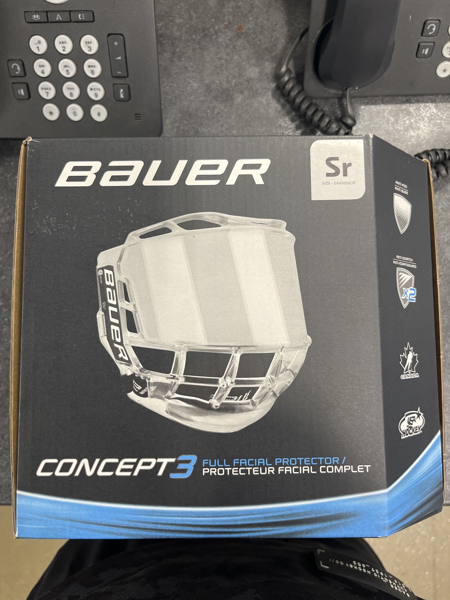 New Large Bauer Shield Concept 3 Full Shield SidelineSwap