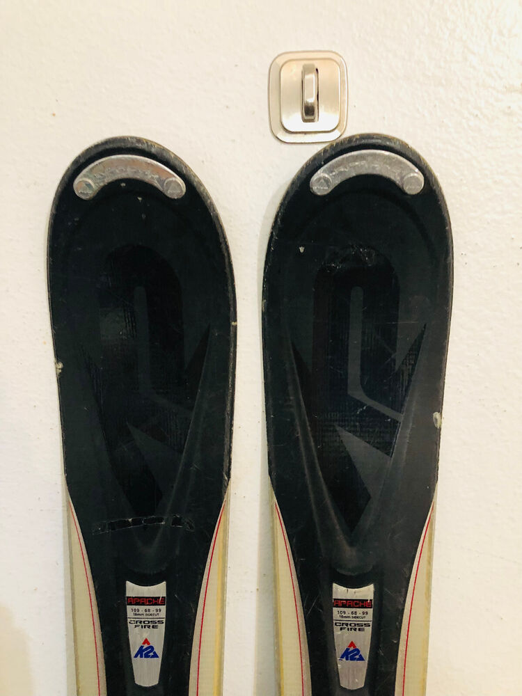 K2 Apache Crossfire Men's Downhill Skis Size 174 cm. Salomon Bindings