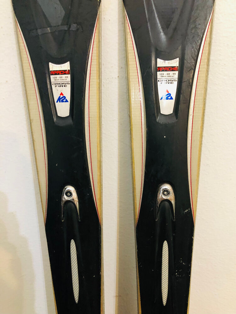 K2 Apache Crossfire Men's Downhill Skis Size 174 cm. Salomon Bindings FRESH TUNE SidelineSwap