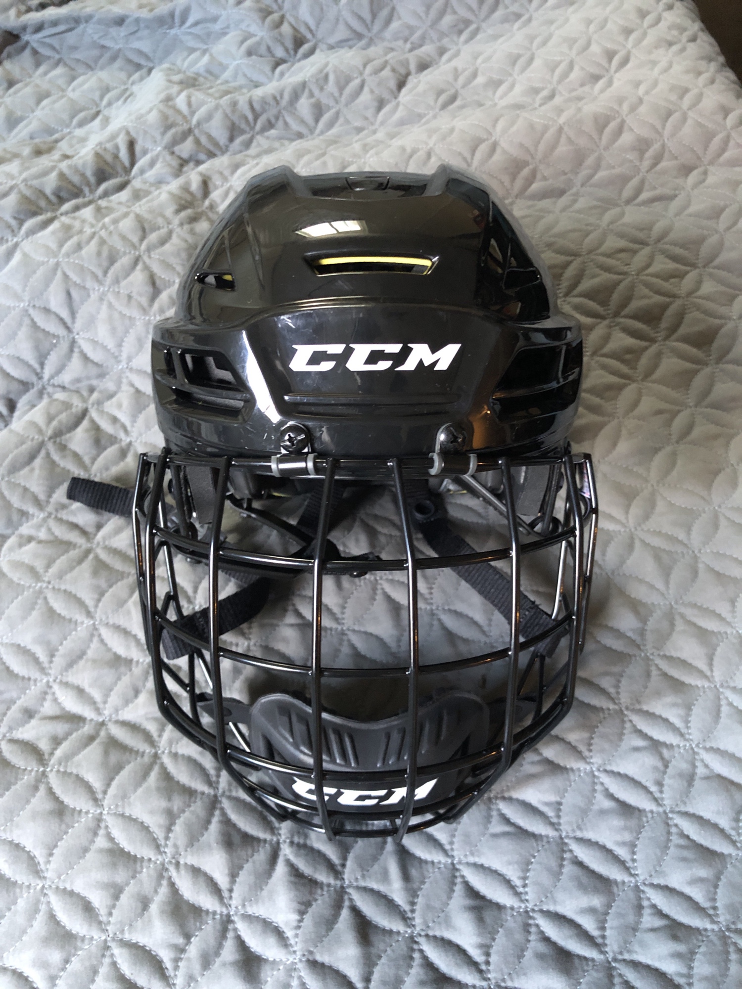 CCM Tacks 310 Hockey Helmet With FM 580 Cage SidelineSwap