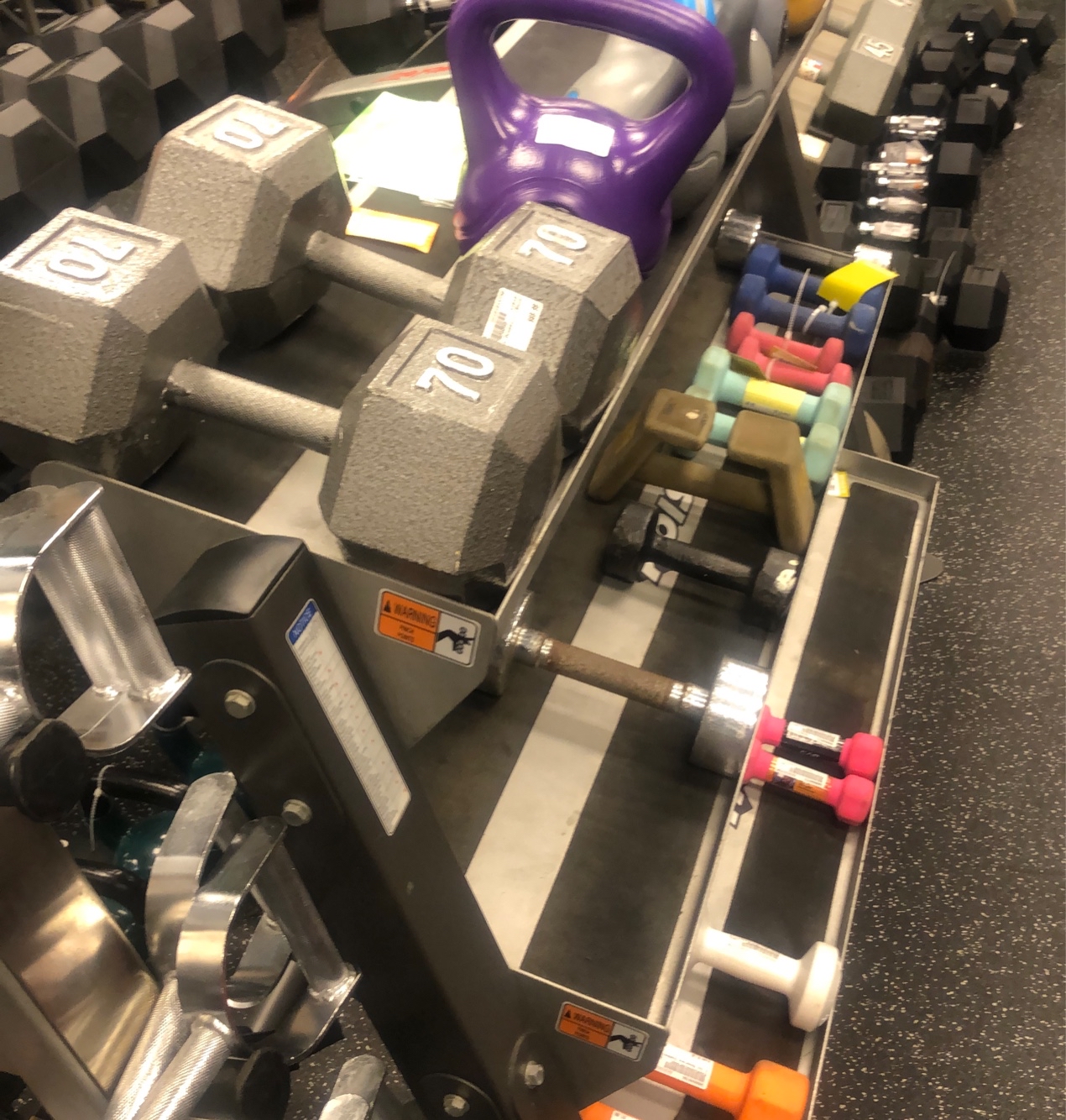 Hoist 3Tier Dumbbell Rack SidelineSwap