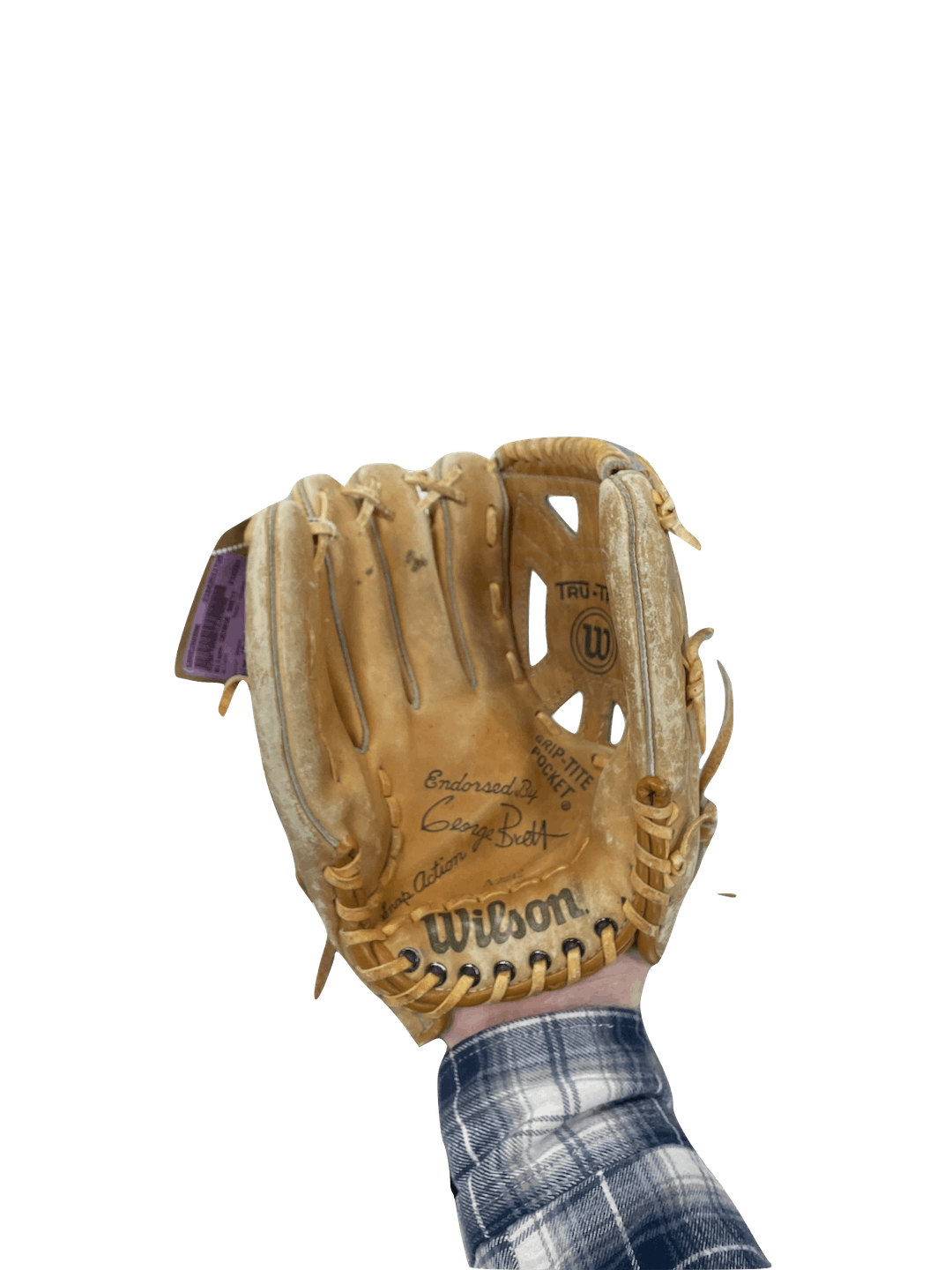 Used Wilson Brett 12" Baseball & Softball Fielders Gloves