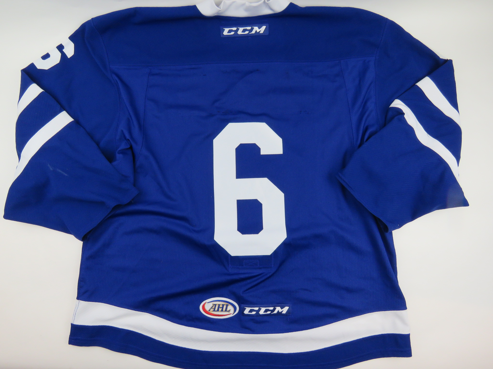 Game Worn Toronto Marlies Authentic AHL Pro Stock Hockey Jersey Size 58 