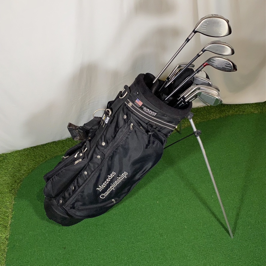 New Mazel Single Length Golf Club Set With Mercedes Stand Bag