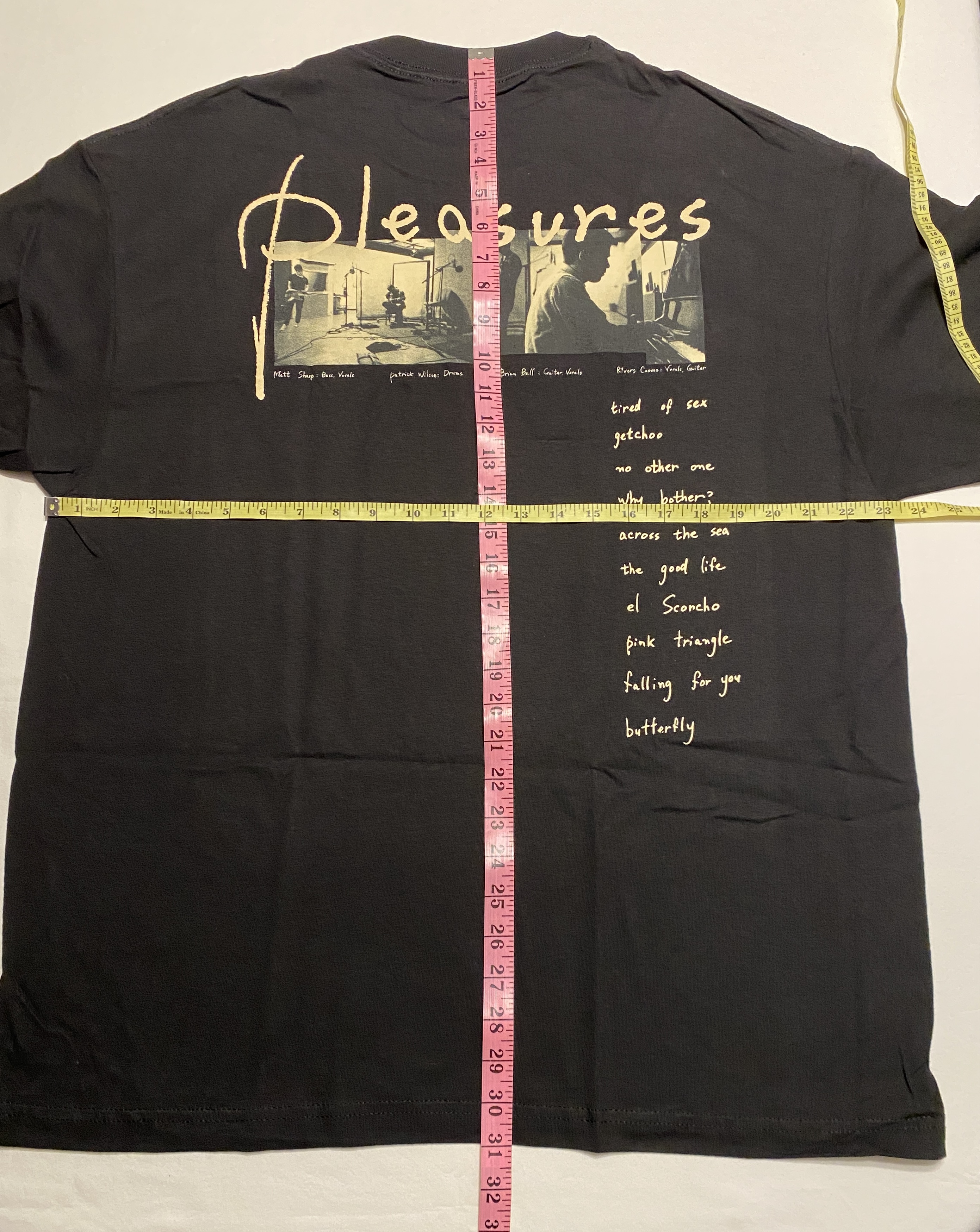 PLEASURES X Weezer ピンカートン アルバムジャケット Tシャツ PLEASURES X Weezer ピンカートン アルバムジャケット Tシャツ