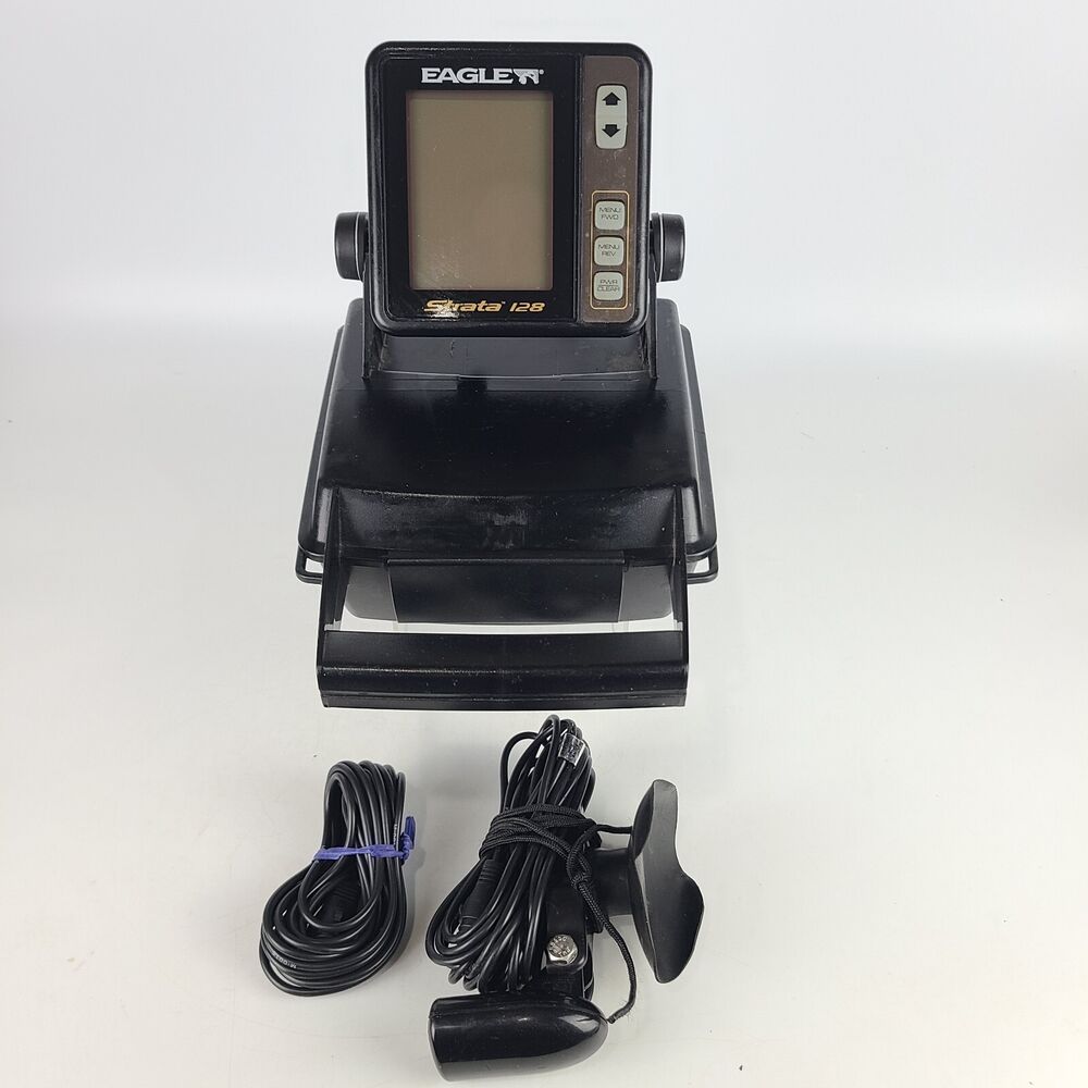 Eagle Strata 128 Portable Sonar Depth Sounder Fish Finder Canoe Kayak Case SidelineSwap