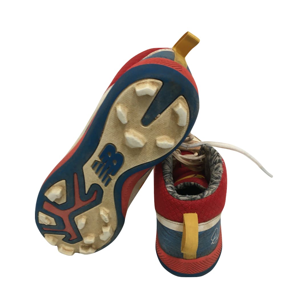 Used New Balance David Sunflower Seeds Junior 4 Baseball And Softball Cleats SidelineSwap