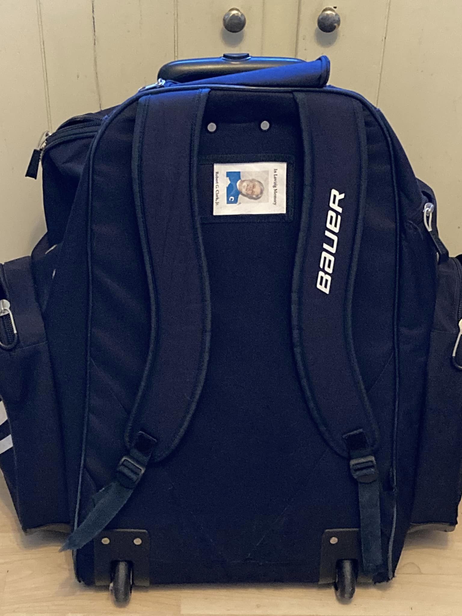 Used Bauer Bag rolling backpack Hockey bag SidelineSwap