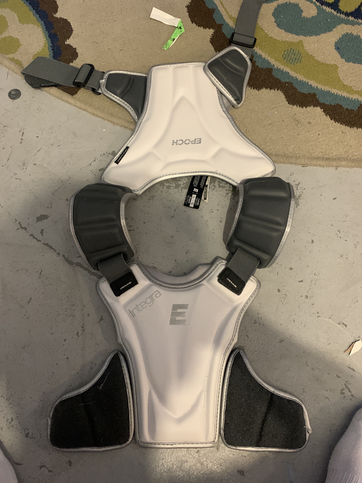 Used Large Epoch Integra Shoulder Pads SidelineSwap